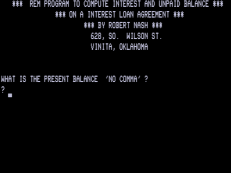 Screen shot